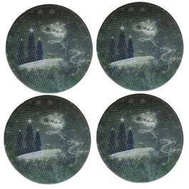 Hermia Pack de 4 Salvamanteles Individuales Multicolor 37 cm